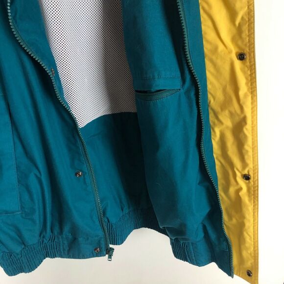 Vintage Lands' End Green Unisex Size Small Snap Front Jacket - Picture 3 of 6